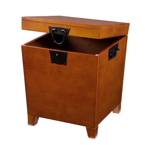 Image of Trunk style side table w/ storage Image 6