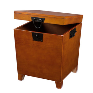 Trunk style side table w/ storage Image 6