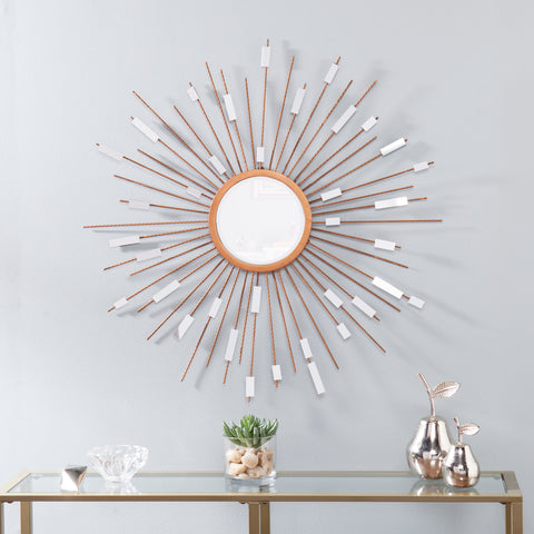 Image of Ardreva Starburst  Mirrored Wall Sculpture