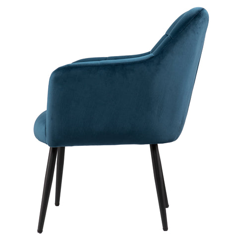 Image of Velvet club chair or accent seat Image 5