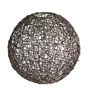 Round pendant shade w/ woven look Image 4