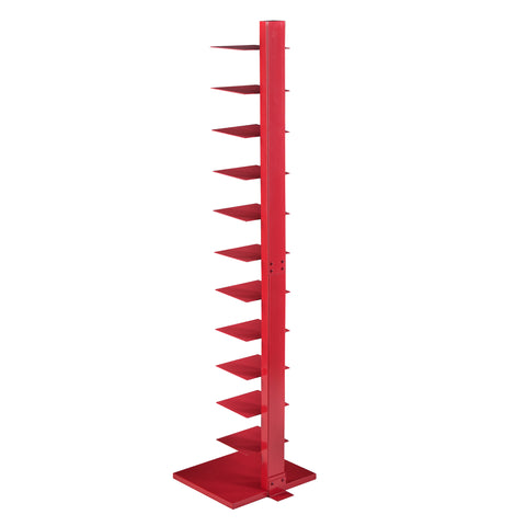 Image of Stewartby Spine Tower Shelf - Valiant Poppy