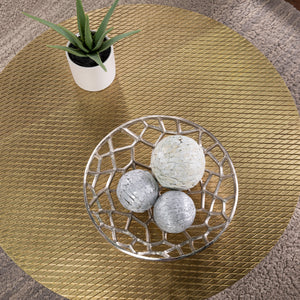 Coffee table with brass tabletop Image 2