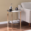 Round two-tone side table Image 1