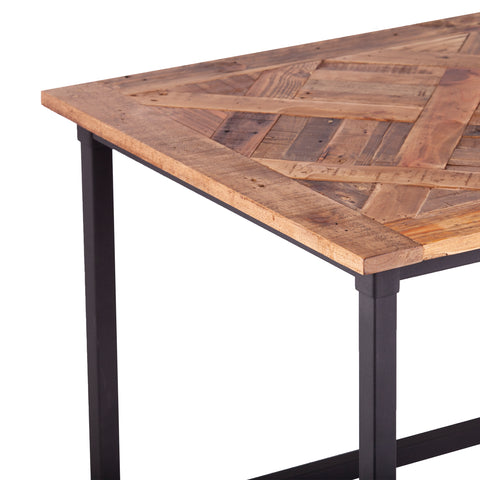 Image of Reclaimed wood computer desk or small space dining table Image 10