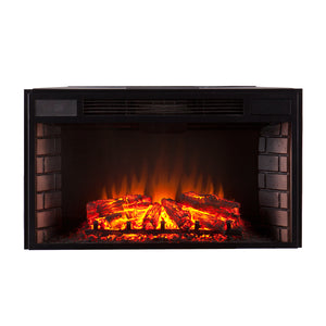 Widescreen electric firebox w/ remote-controlled features Image 5