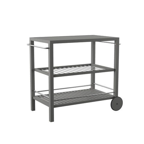 Image of 2-shelf outdoor serving cart Image 4