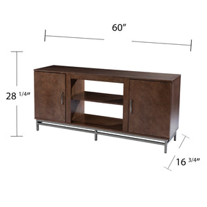 Two-door media console w/ storage Image 10