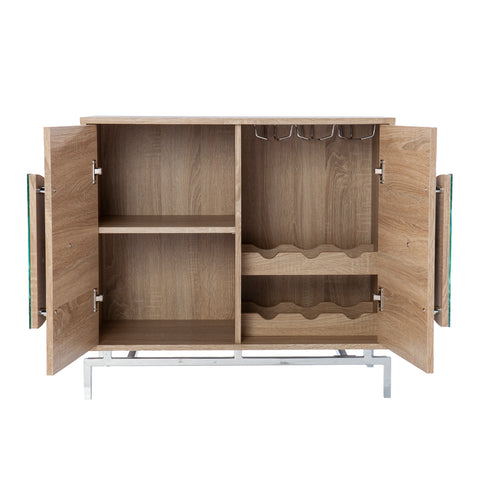 Image of Northdom Bar Cabinet w/ Wine Storage