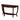 Demilune console table w/ shelf Image 4