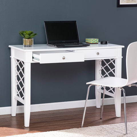 Image of Writing desk w/ storage Image 3