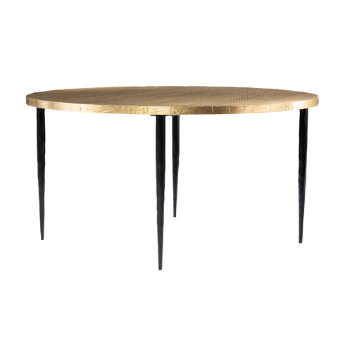 Image of Coffee table with brass tabletop Image 5