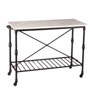 Morenci Industrial Kitchen Island