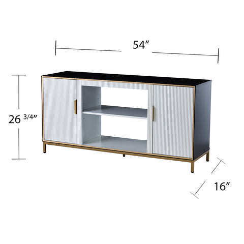 Image of Modern entertainment center w/ storage Image 3