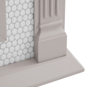 Fireplace mantel w/ ceramic tile surround Image 10