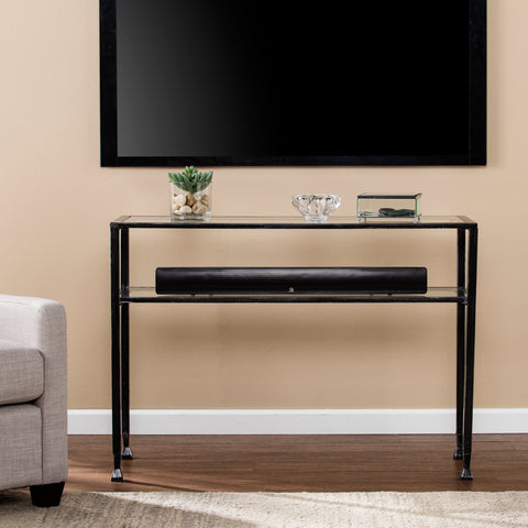 Image of Metal Sofa Table - Black