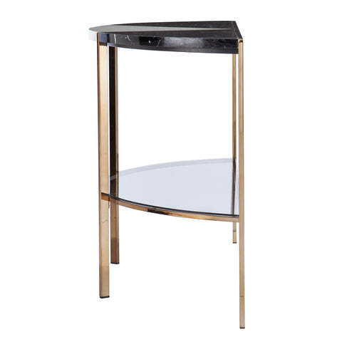 Image of Demilune two-tone console table Image 4