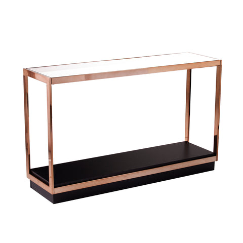 Image of Long sofa table w/ glass top Image 4