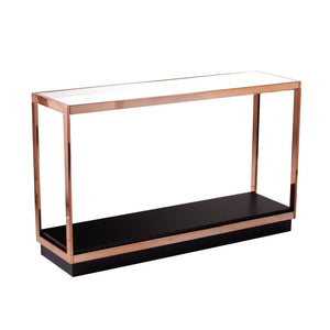 Long sofa table w/ glass top Image 4