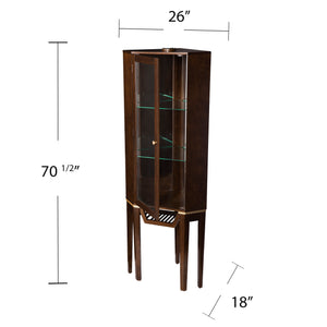 Corner lighted bar organizer Image 8