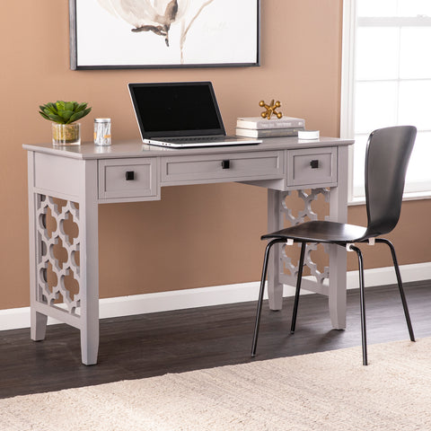 Image of Multifunctional writing desk w/ storage Image 1