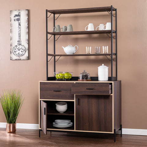 Image of Kitchen storage cabinet w/ shelves Image 3