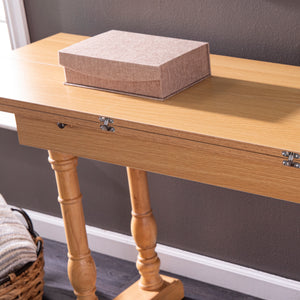 Convertible console to dining table Image 4