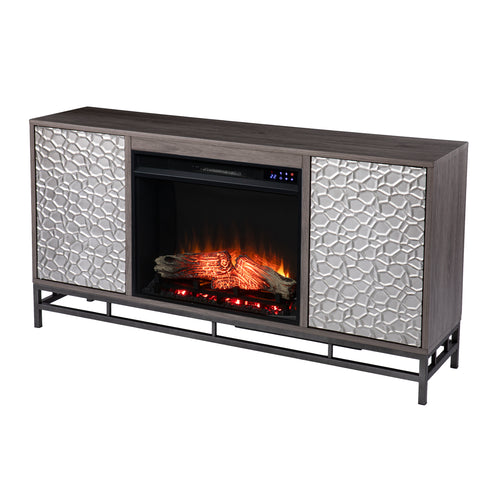 Image of Electric fireplace w/ media storage Image 4