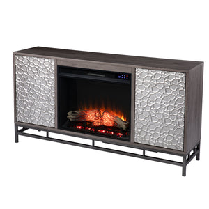 Electric fireplace w/ media storage Image 4