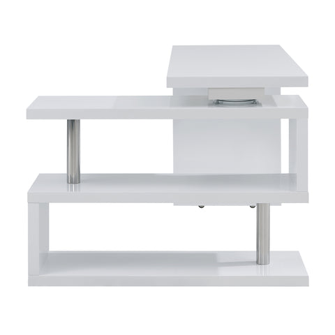 Image of Yates Multifunctional Corner/L Desk w/ Shelves