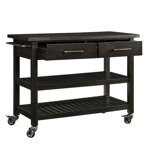 Image of Rolling kitchen island or laundry room folding cart Image 9