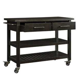 Rolling kitchen island or laundry room folding cart Image 9