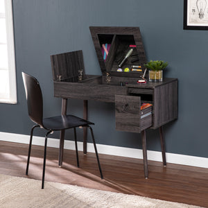 Dressing table w/ interior storage Image 1