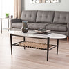 Elongated oval coffee table Image 1