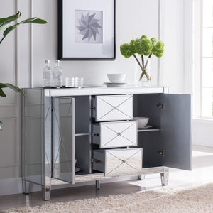 Mirage 3-Drawer Mirrored Cabinet