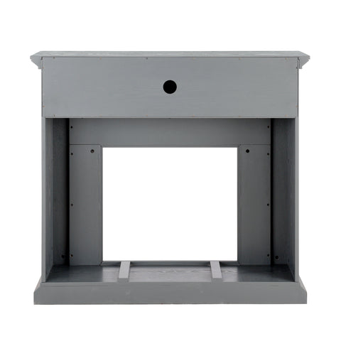 Image of Seneca Color Changing Media Fireplace – Gray