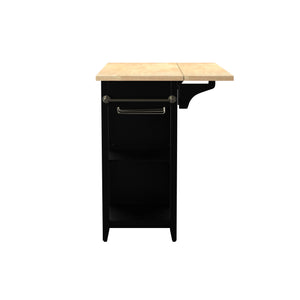 Stationary kitchen island w/ drop-leaf countertop Image 9