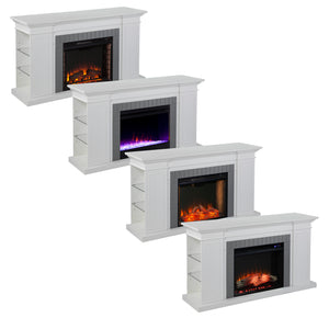 Color changing fireplace w/ storage Image 8