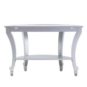 Mirrored console table w/ display storage Image 6