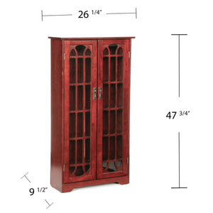 Double-door cabinet w/ media storage Image 10