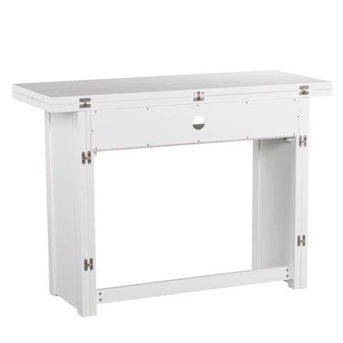 Image of Sofa table converts to breakfast table Image 8