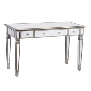 Mirrored workstation or vanity desk w/ ample storage Image 2