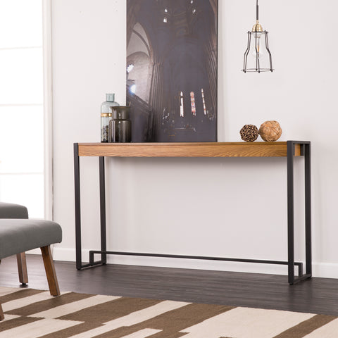 Image of Narrow, long sofa table Image 1