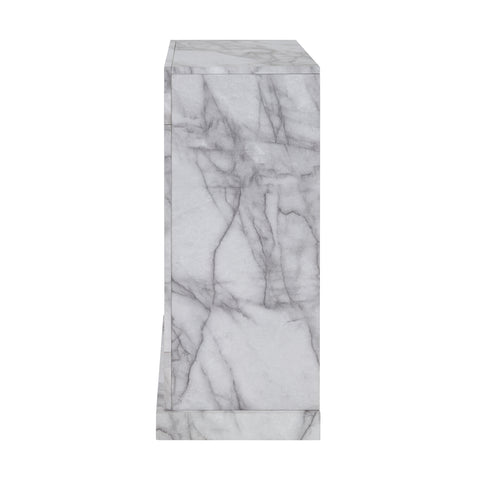 Image of Faux marble fireplace mantel Image 5