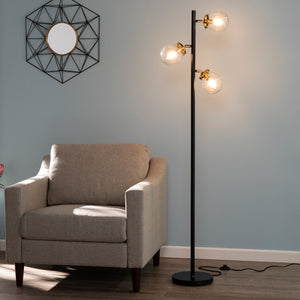 Modern floor lamp w/ 3 lights Image 3