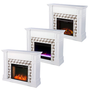 Electric fireplace w/ color changing flames Image 9