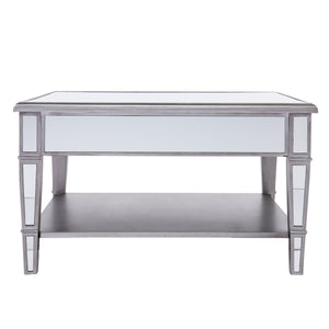 Mirrored coffee table w/ storage Image 6