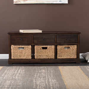 Low-profile entryway or mudroom bench Image 5