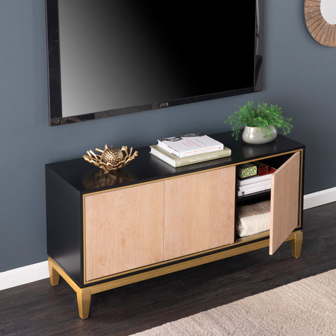 Image of TV stand w/ media storage Image 5