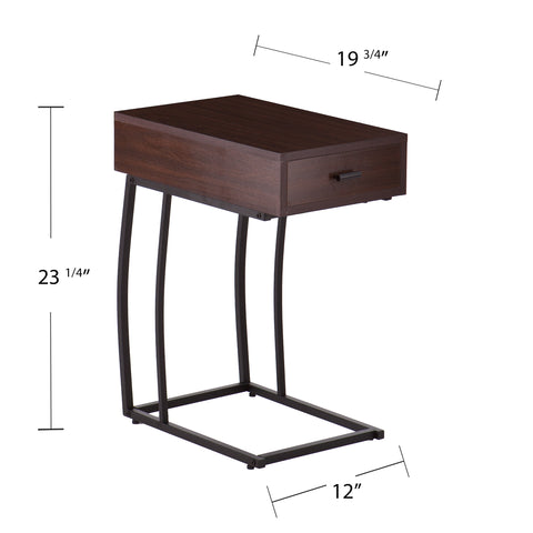 Image of Porten Side Table w/ Power & USB